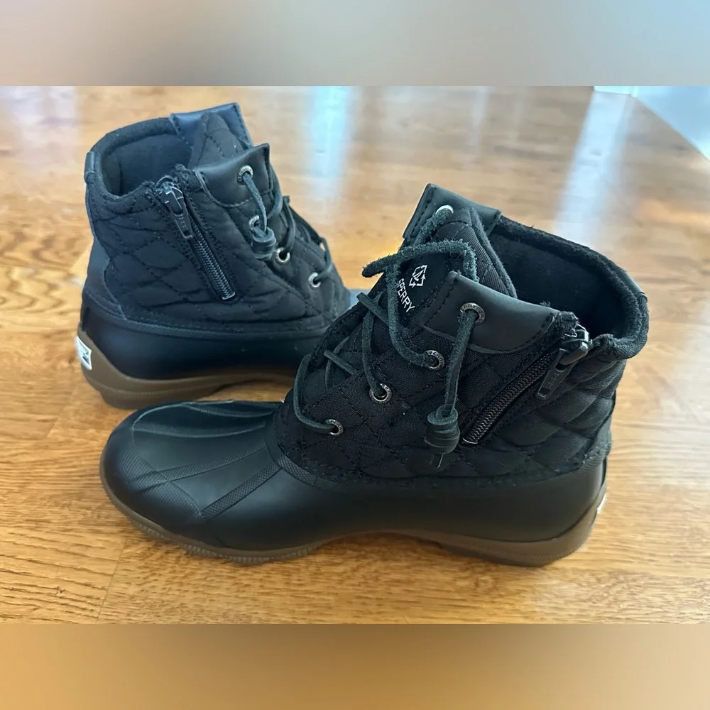 Sperry Syren Gulf Duck Boot in Black Size 7